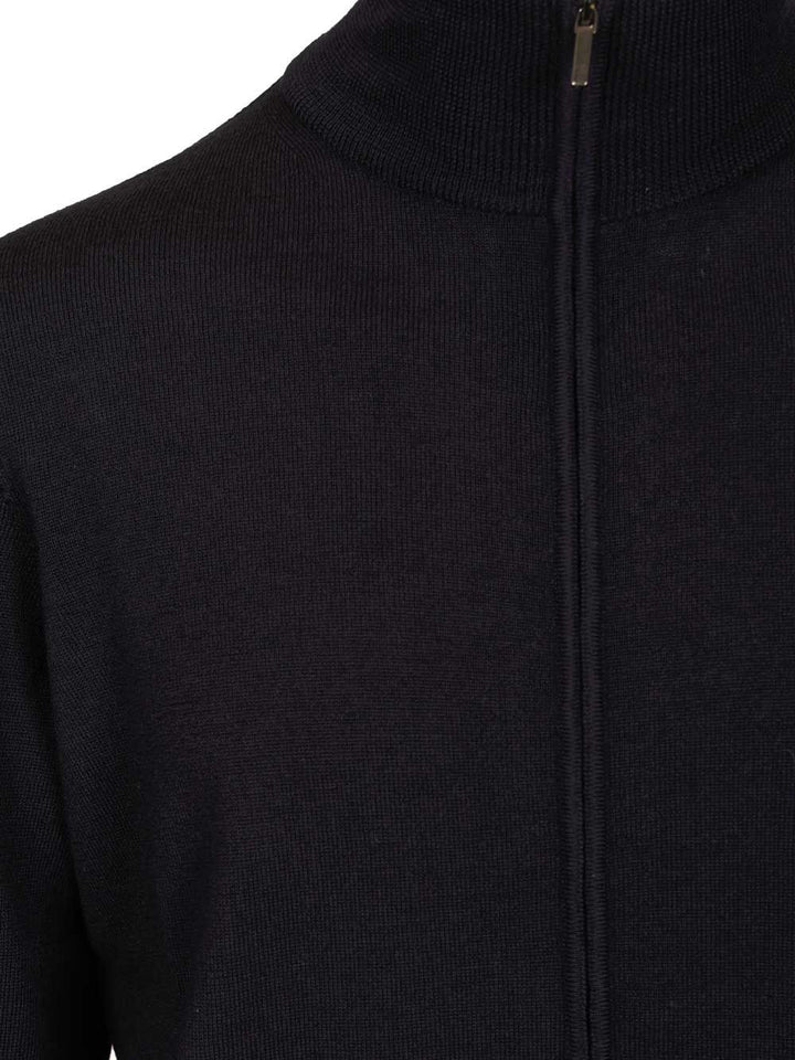 Al Duca D'Aosta Zip-Up Cardigan Knitwear - Blue | 0b13567f5d24dc552297f7ab9a6da55102187393