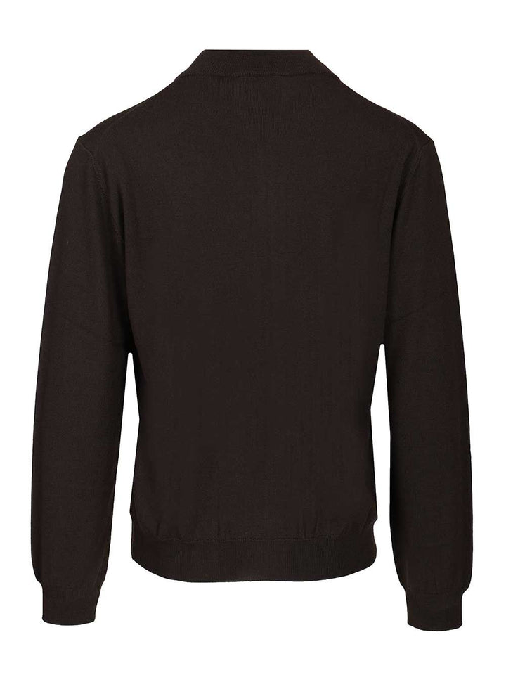 Al Duca D'Aosta Zip-Up Cardigan Knitwear - Brown | 1c83ed3d7d2aea4a4f7628180c94011914024908