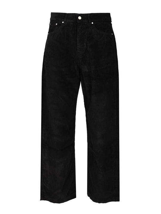 Corduroy Trousers Black
