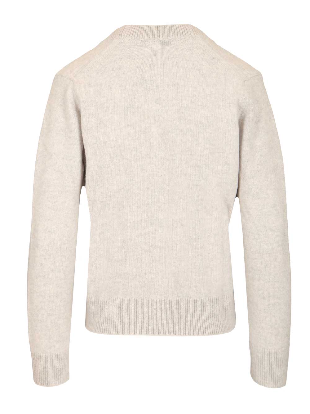 Maison KitsunÉ Baby Fox Knitwear - Grey | 70ca2183a948e3f61caffb58a31e5df09f843a1a