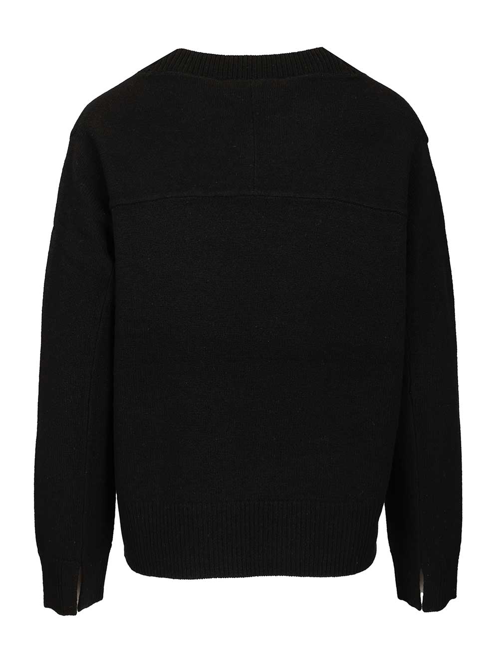 Maison KitsunÉ Merino Wool Sweater Knitwear - Black | 68e5781638757325c6437254796aeff9793eec6e