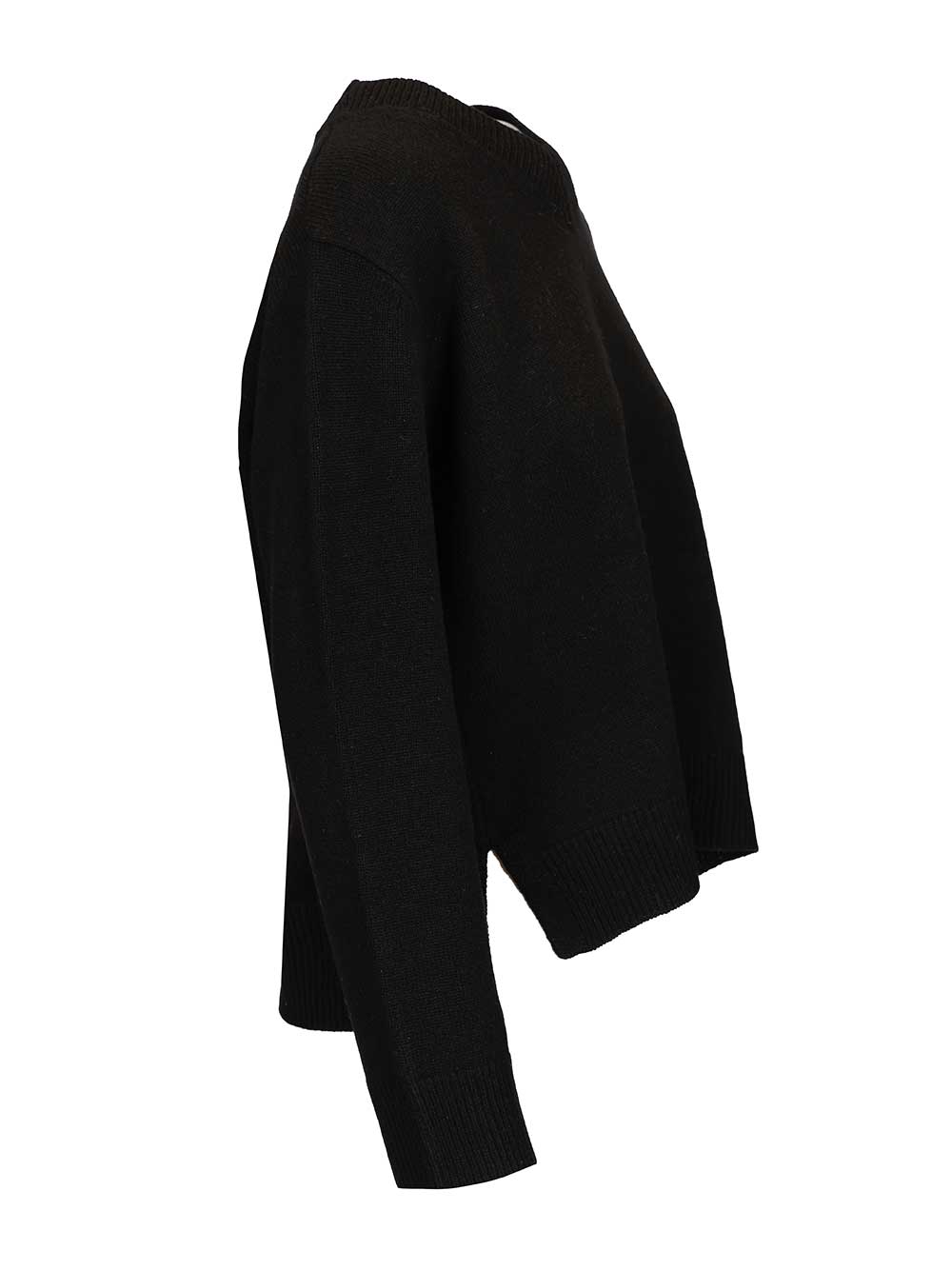 Maison KitsunÉ Merino Wool Sweater Knitwear - Black | 052ee65a7c80aaeb7a681f4d81f1914dd8747774