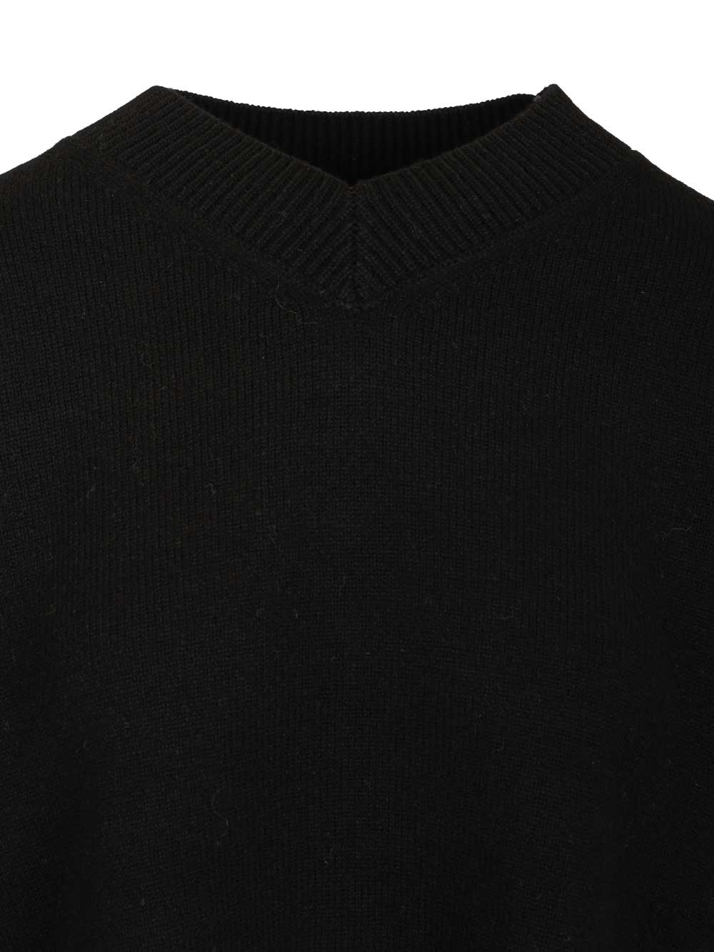 Maison KitsunÉ Merino Wool Sweater Knitwear - Black | 35ccc09e4ca0a589207fbc2b927fdb3bccd4ce1d