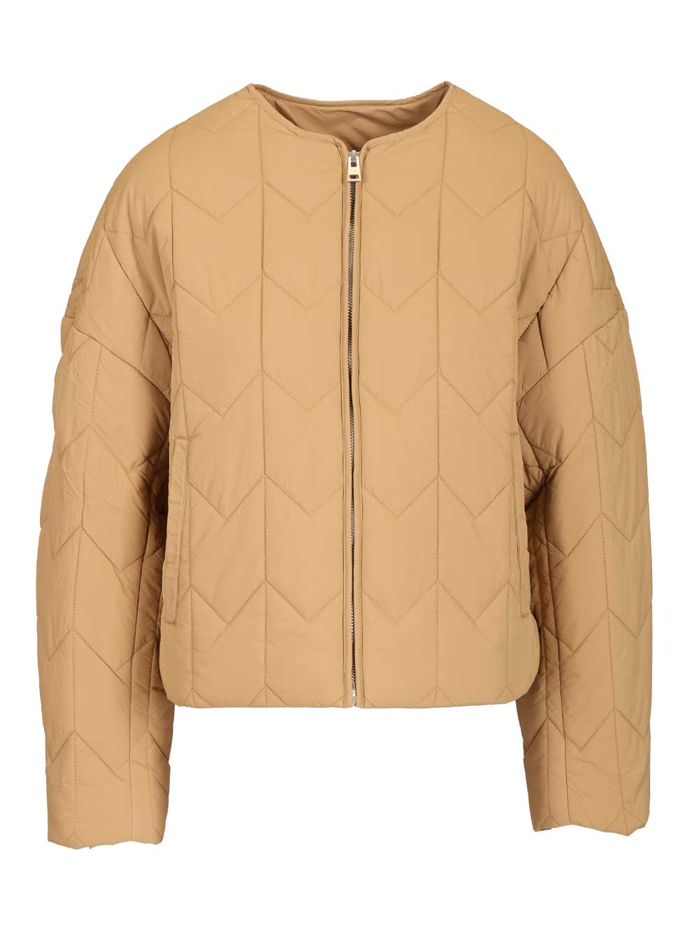Maison KitsunÉ Quilted Jacket Knitwear - Brown | a0000ba4954b0786bea0e6778d57548d0e952c5a