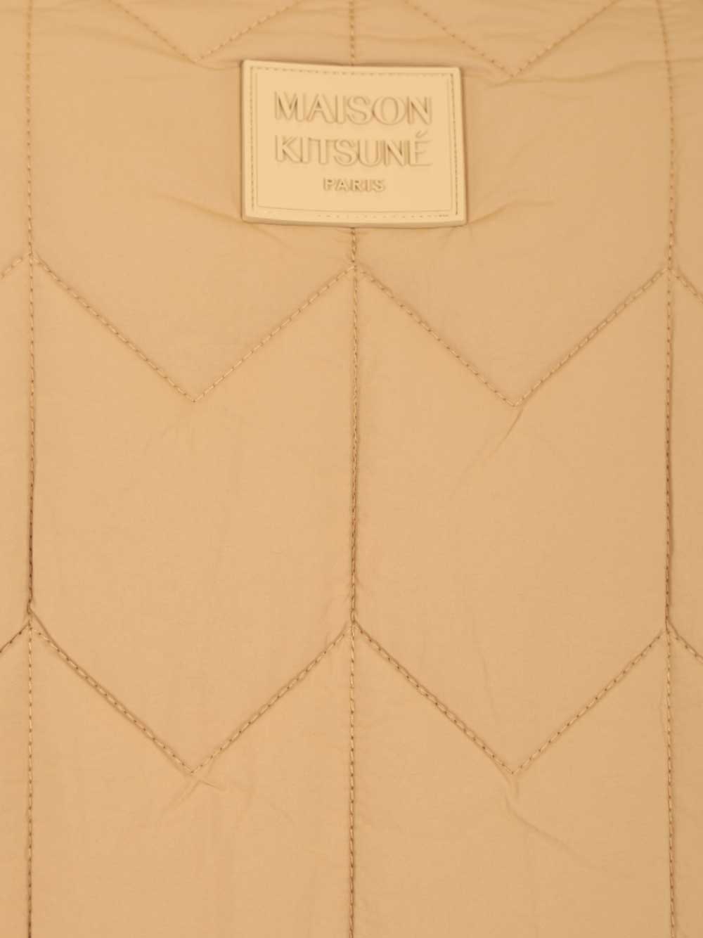 Maison KitsunÉ Quilted Jacket Knitwear - Brown | 6bb87fa9dec5c2909cbf280062b5a0c2e20d29ee