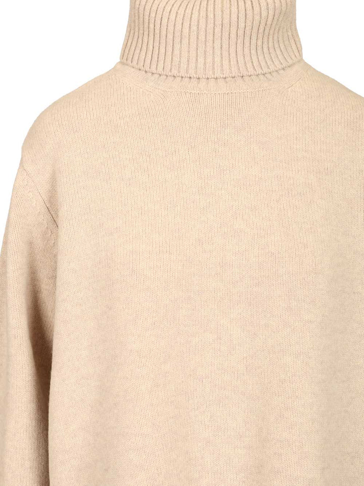 Maison KitsunÉ Chunky Sweater Knitwear - Beige | 5f24dfa6a43effa306d151231a6105de6cf74a97