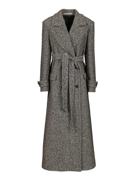 Double-Breasted Coat Julia Coats Grey
