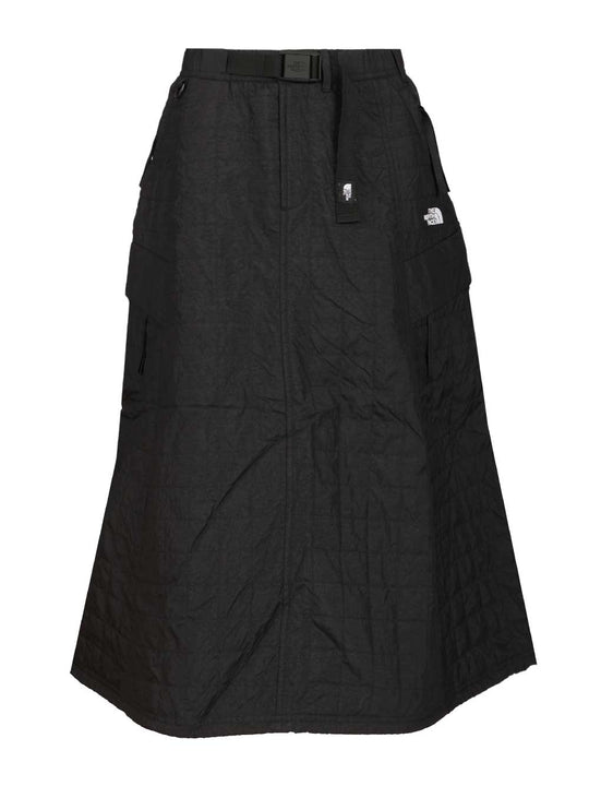 Quilted Skirt Skirts Black
