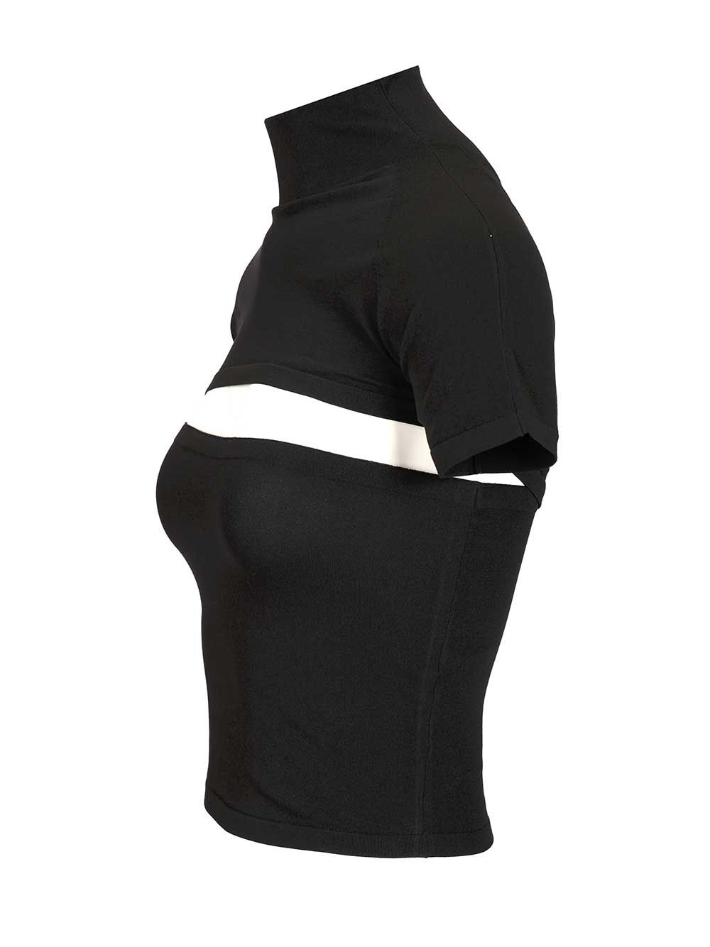AlaÏA Cut-Out Top Tops - Black | 150280ec15835627f708e6efdd1bcc14a2768273