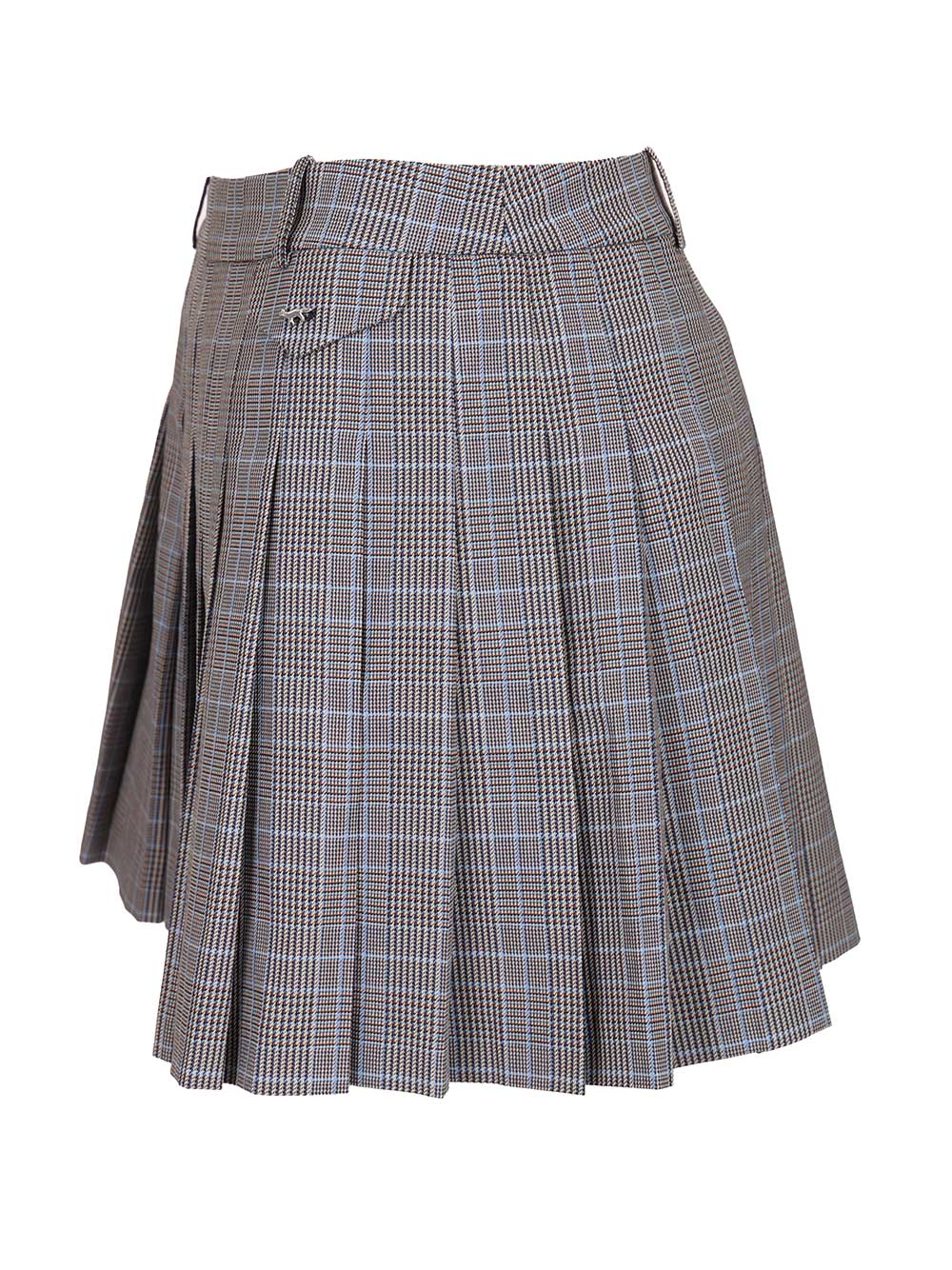 Maison KitsunÉ Pleated Mini Skirt Skirts - Grey | cd8a9b45cb5fd263fdd2eb115ac1a24d425b89a8