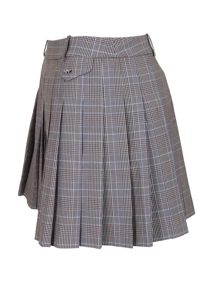 Maison KitsunÉ Pleated Mini Skirt Skirts - Grey | cd8a9b45cb5fd263fdd2eb115ac1a24d425b89a8