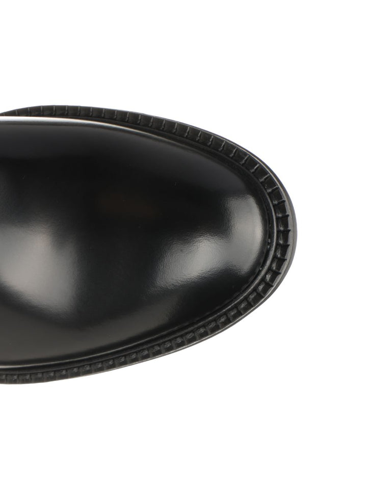 Corvari Black Brushed Leather Double Monk Loafers - Black | 9152cc6a7137743bb45c0cb4bb1f161a60becd19
