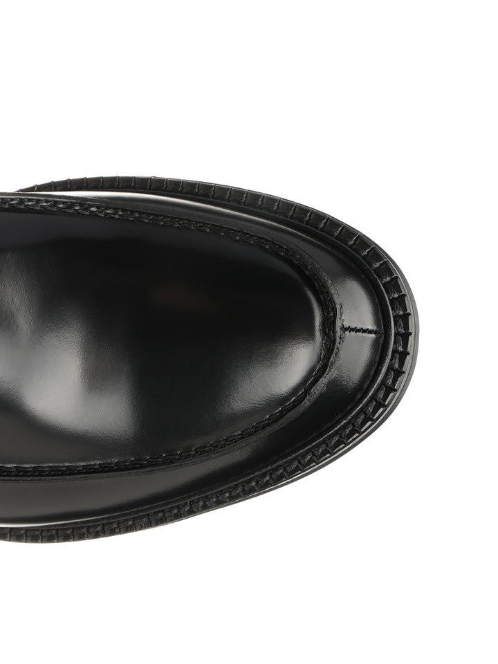 Corvari Black Brushed Leather Penny Loafer Loafers - Black | a7148aeebdd3d46ccc39be549c7823509c4c3c26