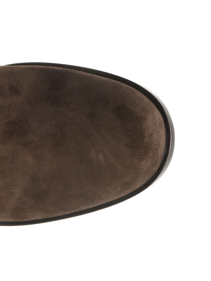 Dolce & Gabbana Lambskin Suede Boot Boots - Brown | 60f6e2ed0e2dded5d6a21f374a2698b0ffcaff01