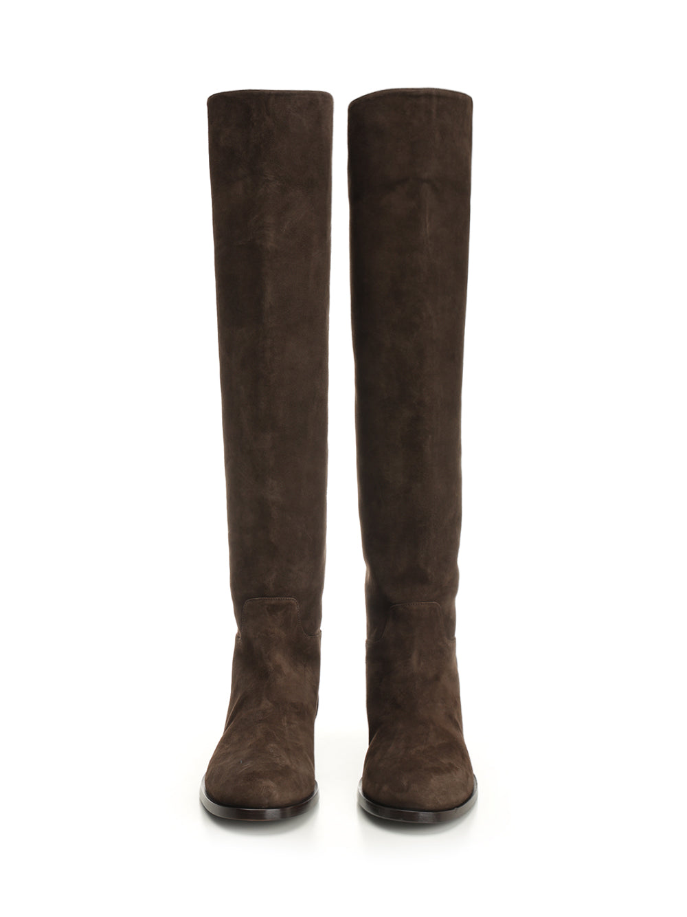 Dolce & Gabbana Lambskin Suede Boot Boots - Brown | 643df02aae21ddba26b4433cca563868d921ebbd