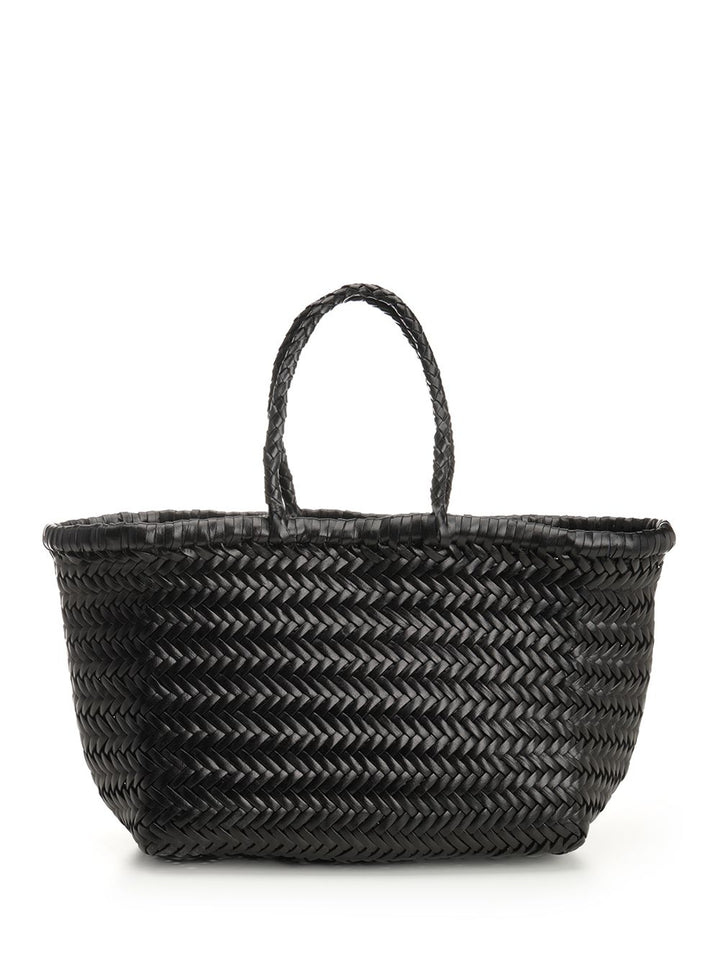 Dragon Diffusion Woven Leather Basket Small Handbags - Black | 151d9240180f335ca762bce4008e1f5f2b16fbd9