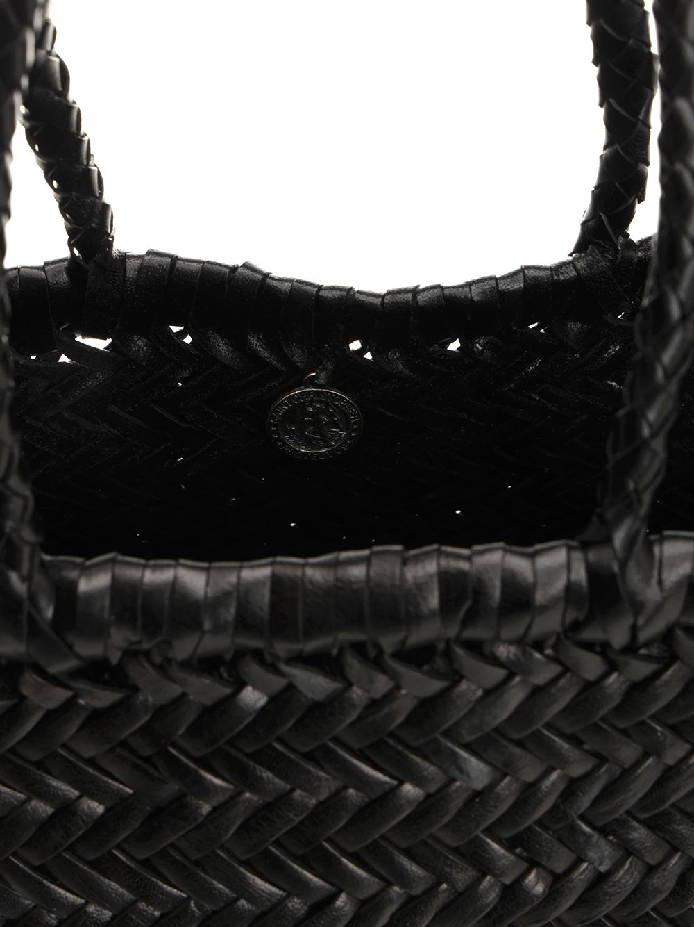 Dragon Diffusion Woven Leather Basket Small Handbags - Black | bb2225710924bfb5f29be414b12a34d9a15e6b85