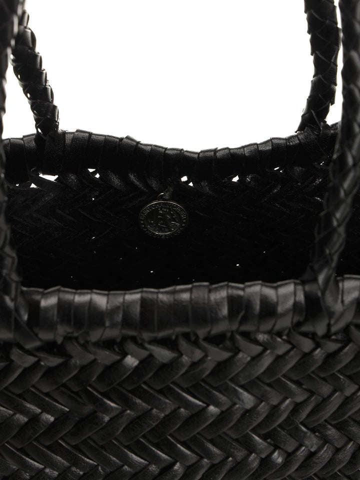 Dragon Diffusion Woven Leather Basket Small Handbags - Black | bb2225710924bfb5f29be414b12a34d9a15e6b85