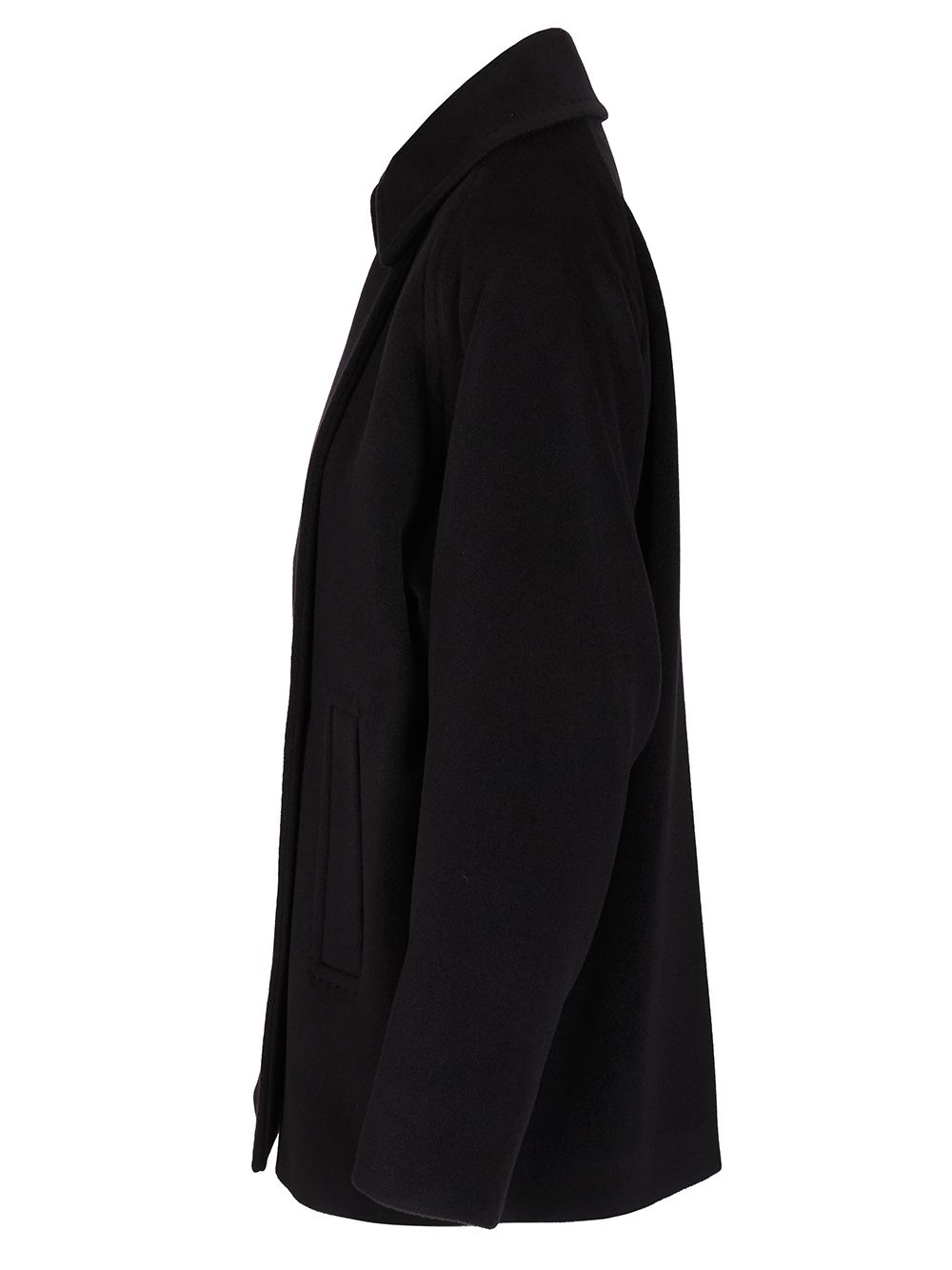 Max Mara Studio Double-Breasted Wool Pea Coat Coats - Blue | a0d2924a6502b91c5c60098f3b0069870b356603