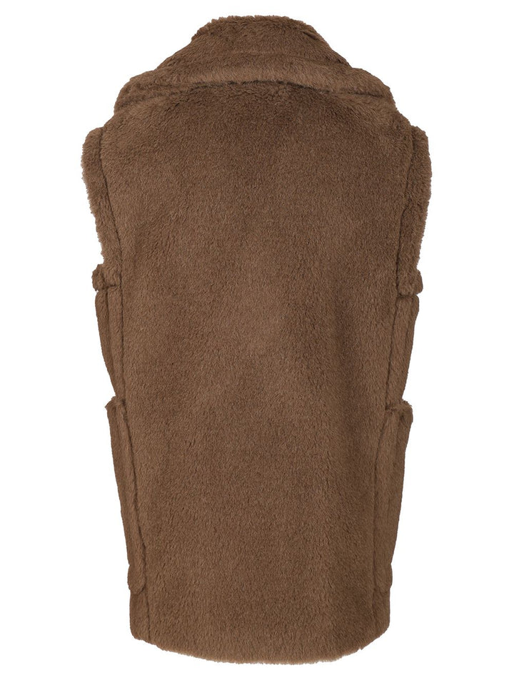 Max Mara Teddy Vest Coats - Brown | e9a5d8023aeb152fed901b8746d9293b6ebeaa56