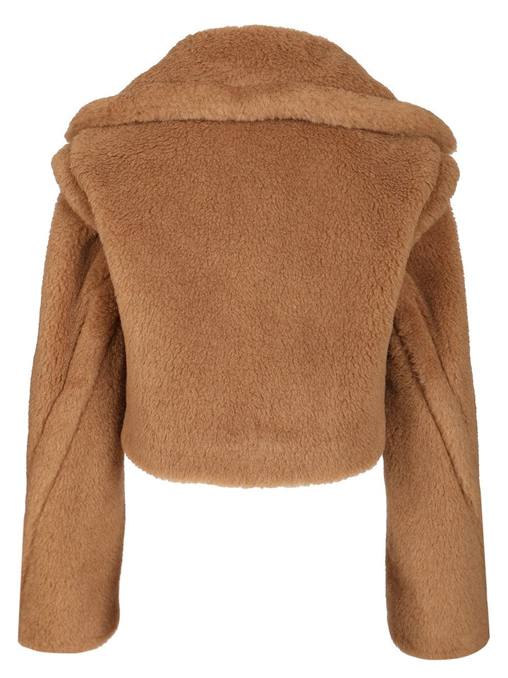 Max Mara Teddy Fabric Vest Coats - Beige | 125eb0f8ac507031ee816694810f1ba9f5703575