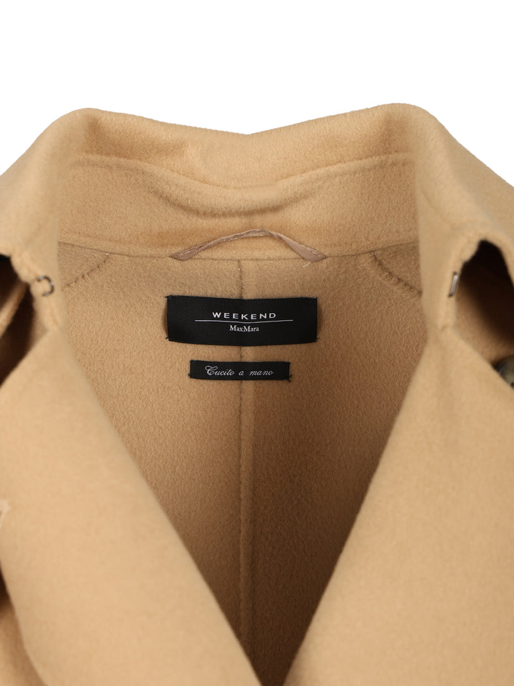Weekend Max Mara Long Coat Cadine Coats - Brown | c673933f9b16963d056b1a4bae62e00ae17434d2