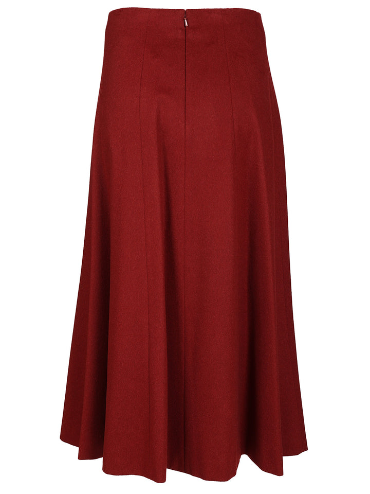 Max Mara Flared Skirt Skirts - Red | ee628c75aa2106de0c749cf580999321727a7461