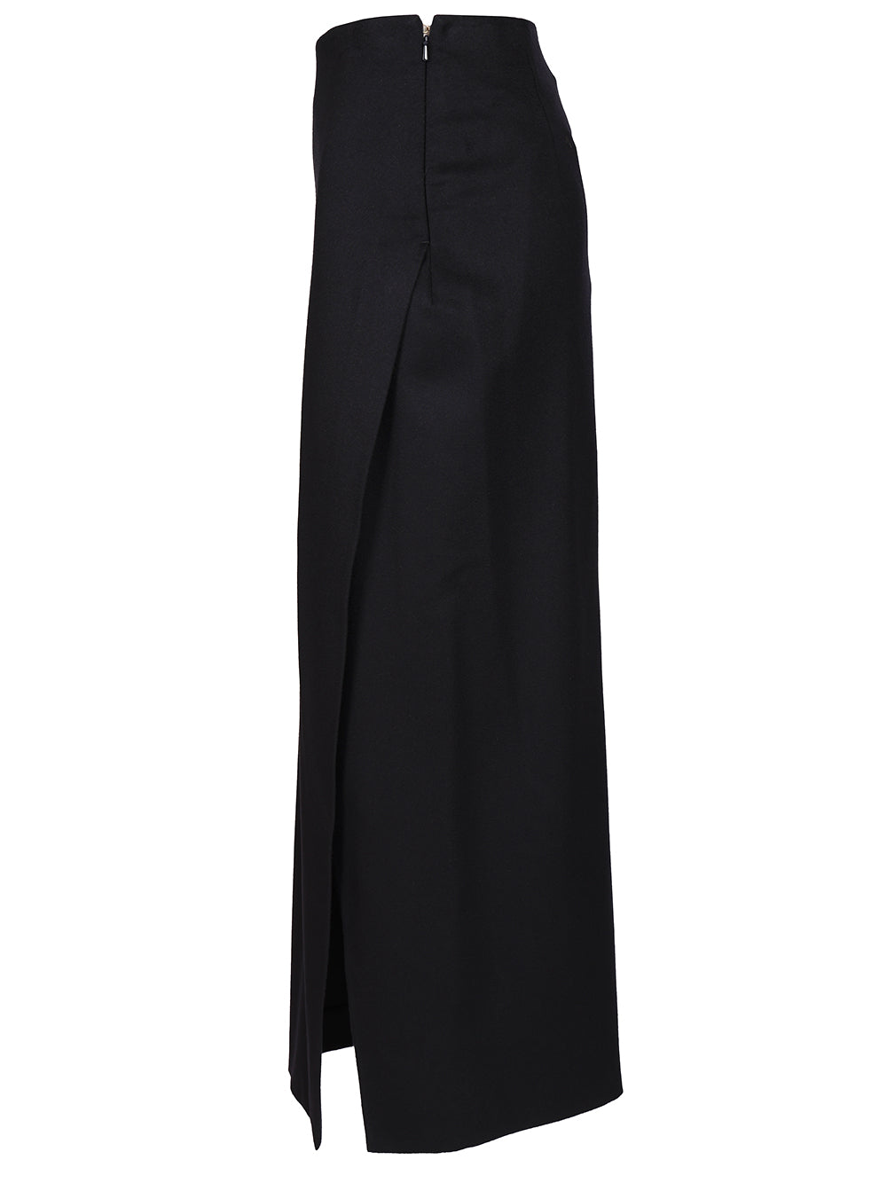 Max Mara Studio Wool Wrap Skirt Skirts - Blue | 250e16fe7ab558b2b67c31af1311066b5b022733