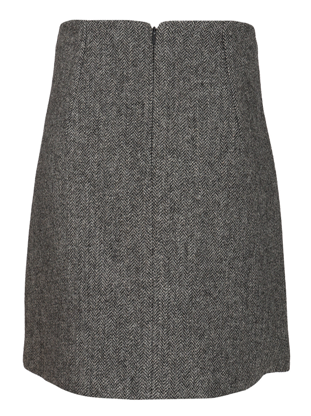 Weekend Max Mara Chevron Wool Skirt Skirts - Grey | 532572db80d108b54245c1c8e66efc91a1e64c44