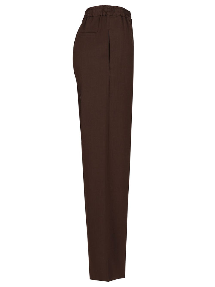 Weekend Max Mara Petra Trousers In Technical Gabardine Jackets - Brown | ea072817cce0e06040eb45cc12253ea445d3618e