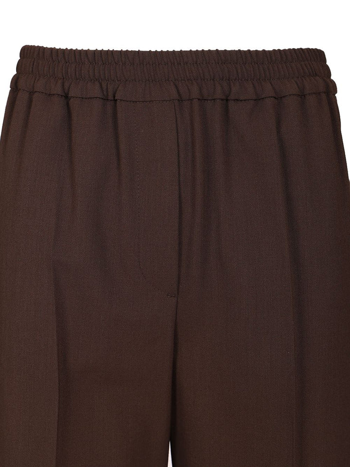 Weekend Max Mara Petra Trousers In Technical Gabardine Jackets - Brown | 016fd59c8d76d1ee625980fbfe595a70c41e1c36