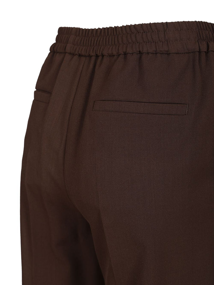 Weekend Max Mara Petra Trousers In Technical Gabardine Jackets - Brown | 31967d4763043c366be7daa8525bf149c50ba4eb