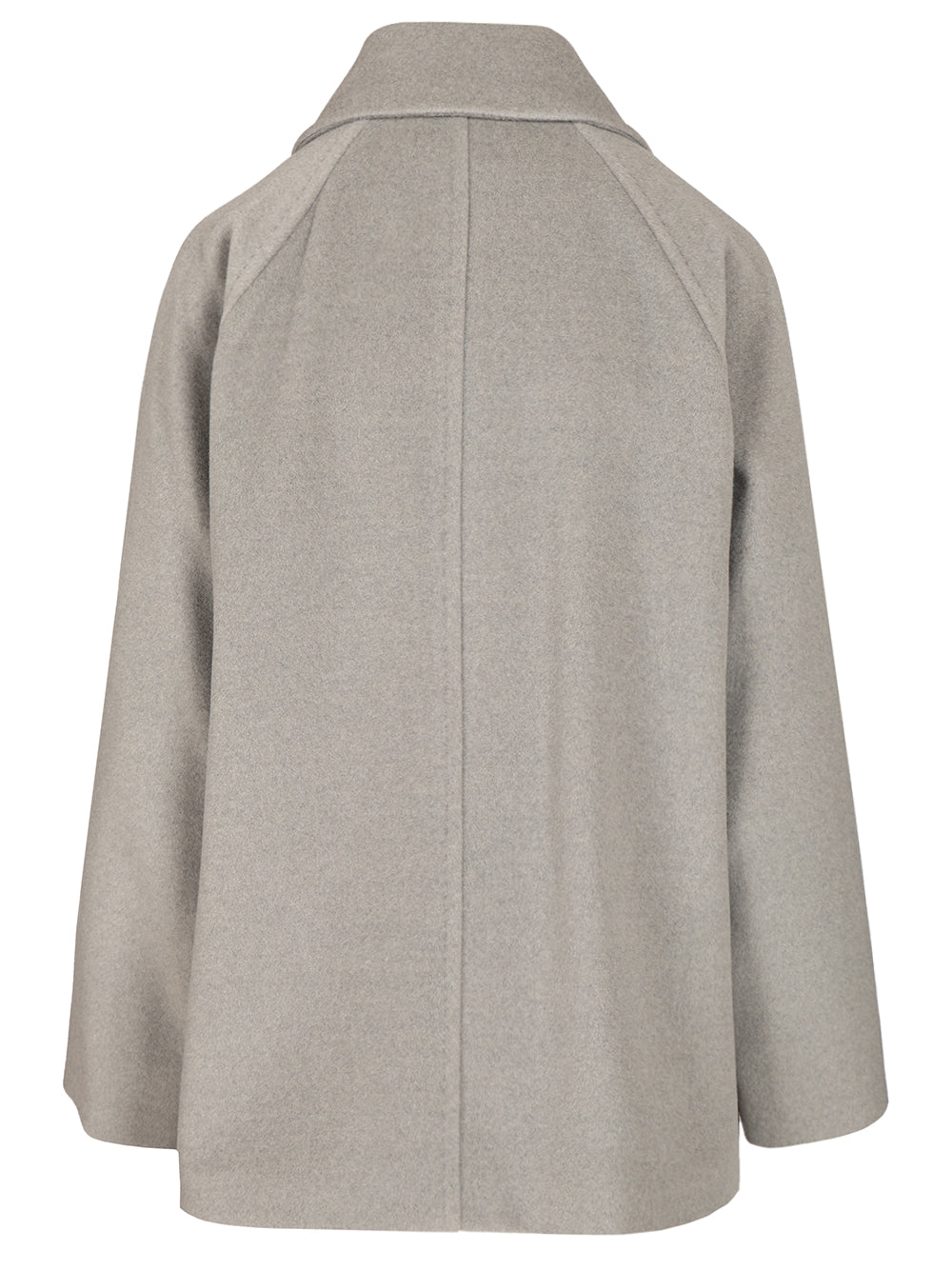 Max Mara Studio Double-Breasted Wool Pea Coat Coats - Grey | b93654a8684fb2f2fc718b23b8da65387f992d89
