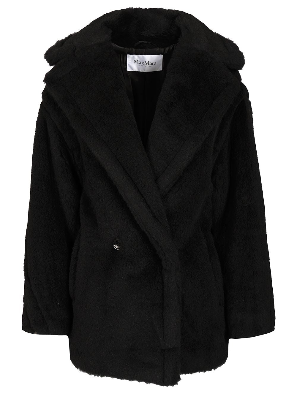 Max Mara Teddy Bear Icon Coats - Black | 685ff11425dc8896a27afbc574a6b1807004a218