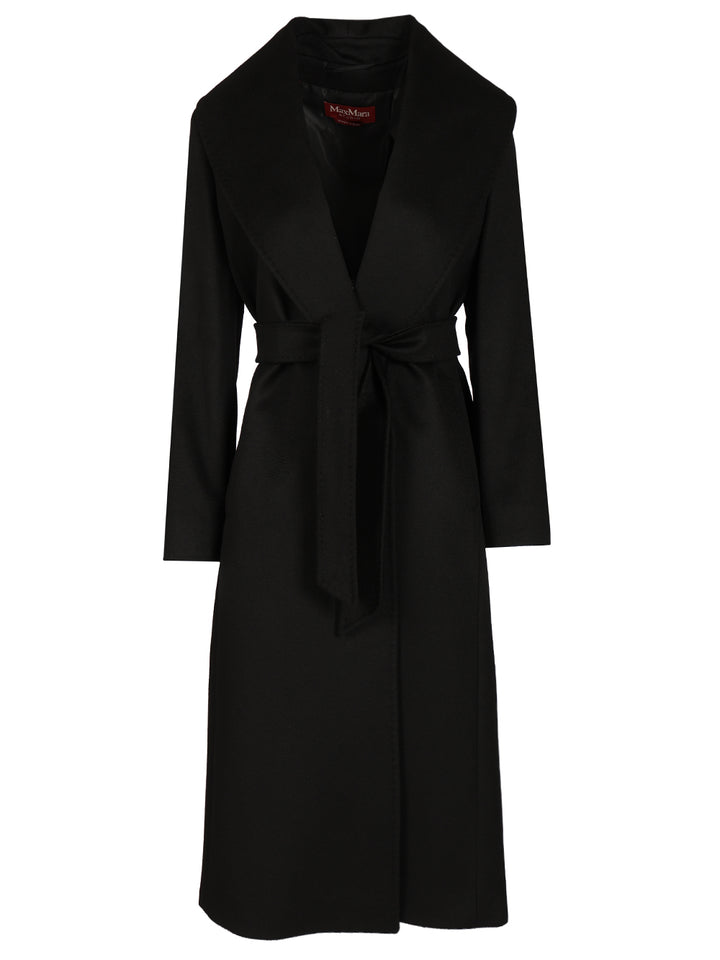 Max Mara Studio Loriana Coats - Black | d5408cce998d5997429ec5a3f469cd64f3a2f4b4