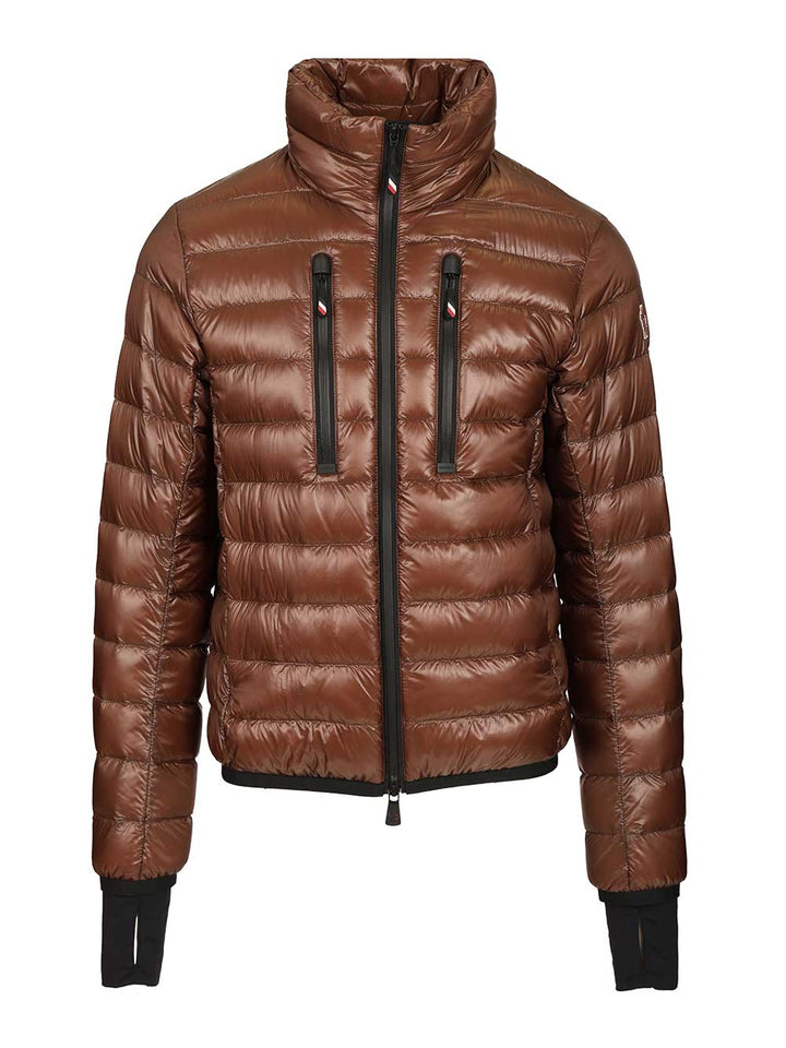 Moncler Grenoble Hers Short Down Jacket Coats - Brown | dac7042b07778cb8bdd127f52c29a49a691cfeca