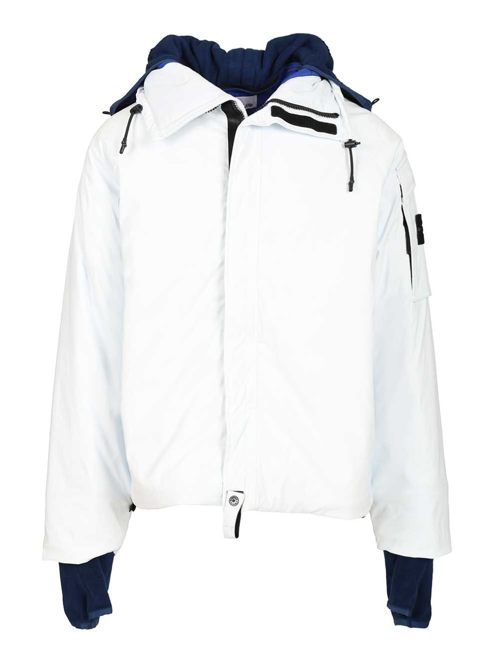 Stone Island Ice Jacket Termosensibile - Ice Blue Jackets - Blue | edc4bcc86ed7b8357f29f47cf994131ee24208d5