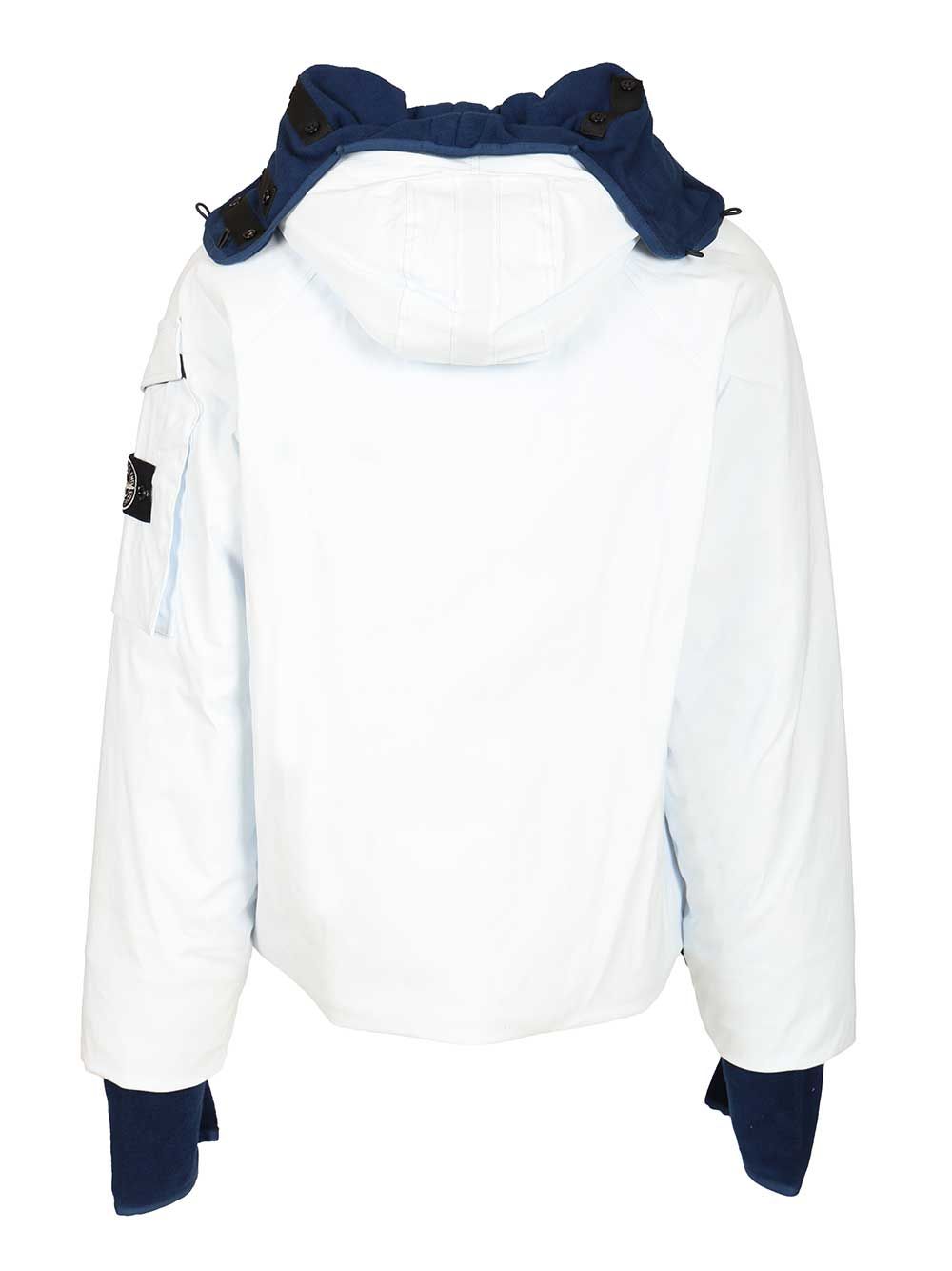 Stone Island Ice Jacket Termosensibile - Ice Blue Jackets - Blue | 656d06412d30d9a8b99cb812b2f01a3d94b4eac9