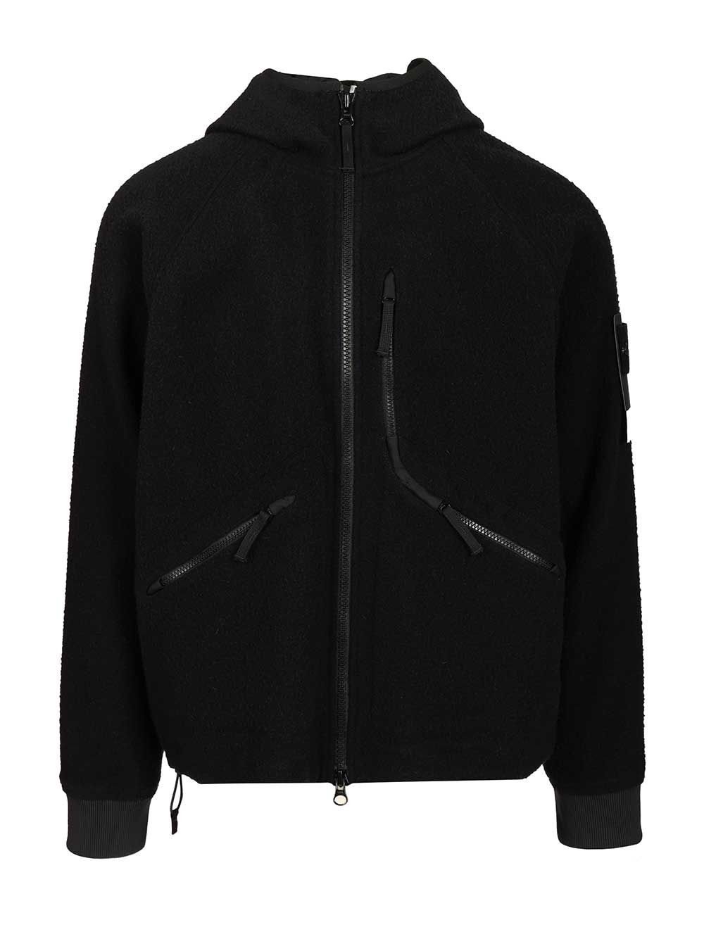 Stone Island Hooded Jacket Jackets - Blue | dd83371441b3124bd8318097ca46e3bf09647e16