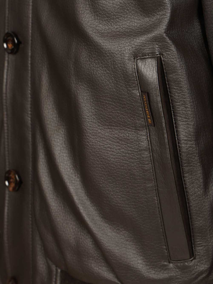 Moorer Cleros-P1 Jackets - Brown | 26ef09026a35b23becaa81fcc9d4a66fe1b0f610