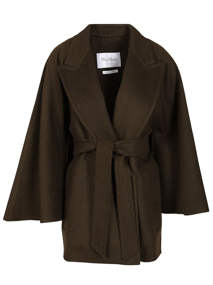Max Mara Short Robe Coat Coats - Grey | 9628d8cd2c68eb78e313d7276d17cd0dcb76aa06