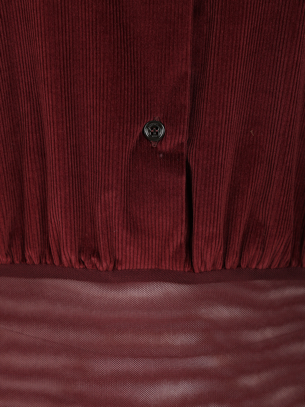 Max Mara Velvet Shirt Bodysuit Shirts - Bordeaux | 77405b97a9579ce12eafb98177004c01e46e5ea5
