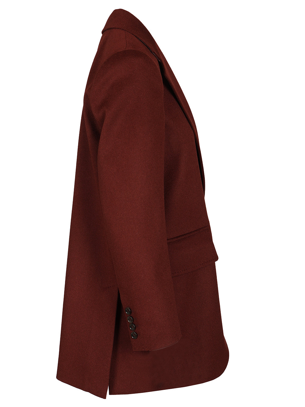 Max Mara Single-Breasted Blazer Jackets - Bordeaux | 3b380b35b8159db96843fe25c4ca00084b42109a