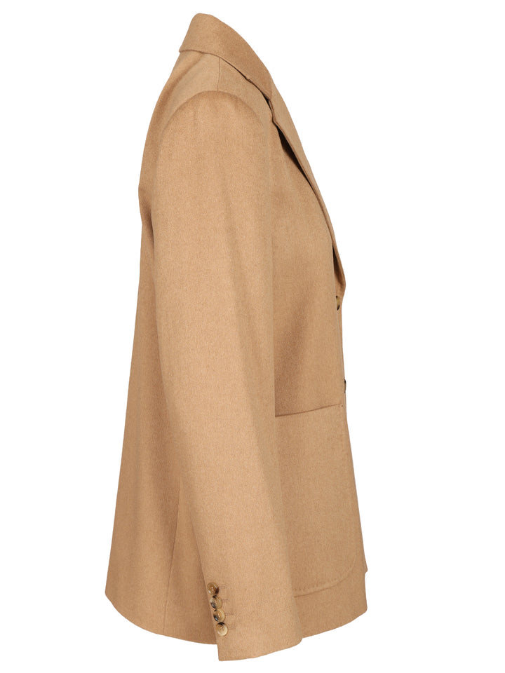 Max Mara Camel Drap Blazer Jackets - Beige | c425fb62ca82e28712b54b2dda67d4fa8cc0fe08
