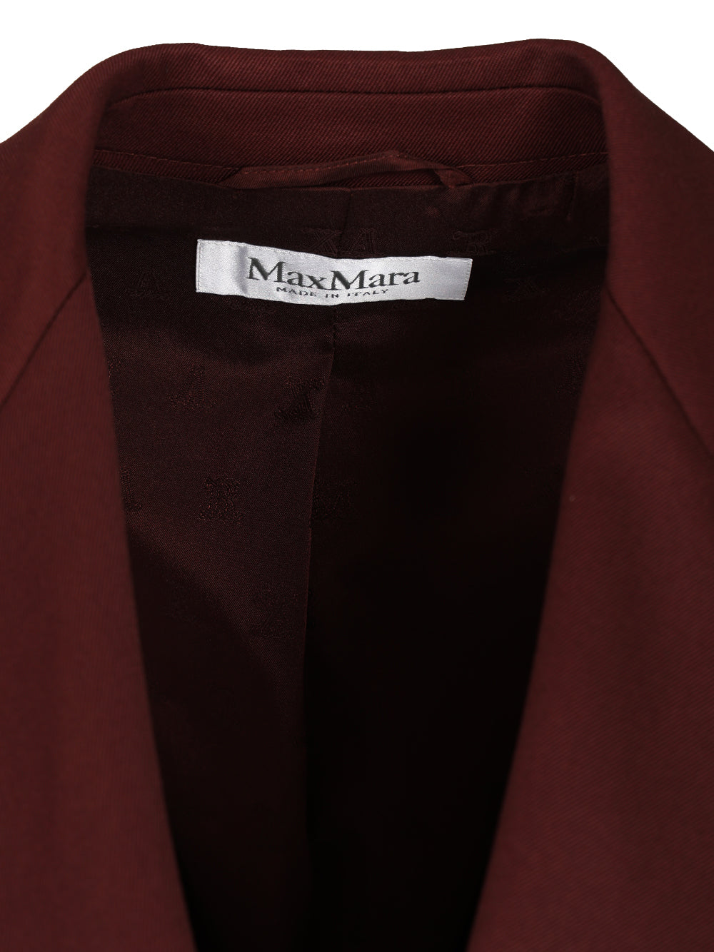 Max Mara Double-Breasted Wool Blazer Jackets - Bordeaux | 19a79cdcbe22d08e45cb5f34e91ad38924f703fb