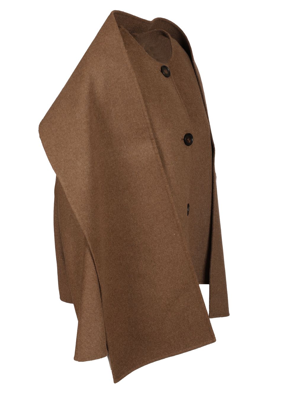 'S Max Mara Short Jacket With Scarf Jackets - Brown | 9ff4c34891b54125774035881f0063acc96f614d