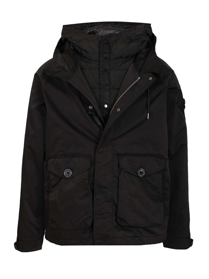 C.P. Company Hooded Jacket Jackets - Black | f3dd4fd014f06f623b92971b9b0a080916a3f3b4