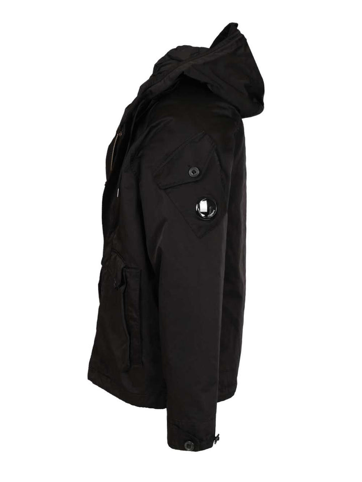 C.P. Company Hooded Jacket Jackets - Black | d623cb94d234d1fc3e43fa3b3d1f36d1175f4b0c