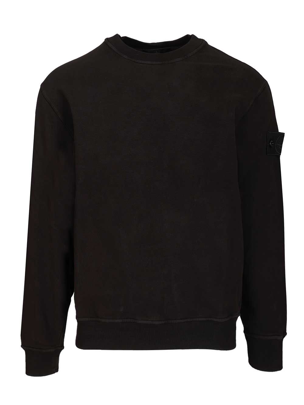 Stone Island Crew Neck Sweatshirt Sweatshirts - Black | 1440fc39f102fc43027ced9cdff89df8eb998f78
