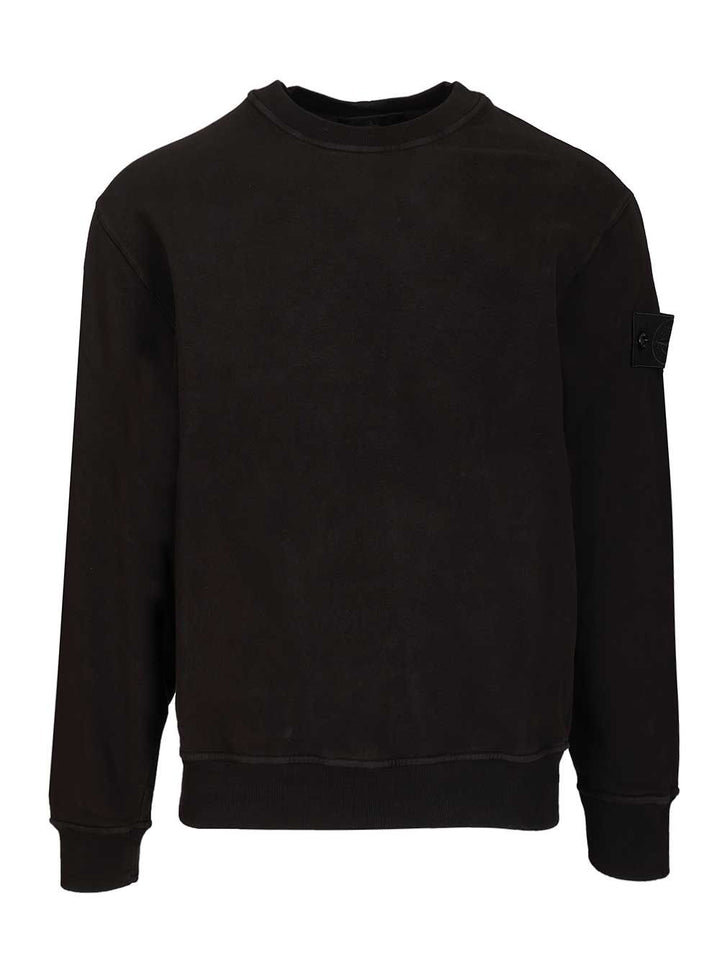 Stone Island Crew Neck Sweatshirt Sweatshirts - Black | 1440fc39f102fc43027ced9cdff89df8eb998f78